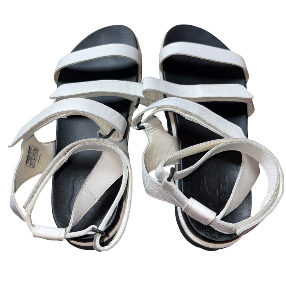 Sorel Roaming Multi Strap Flat Sandals White Gladiator Strappy Women’s Size 8 - Picture 10 of 13